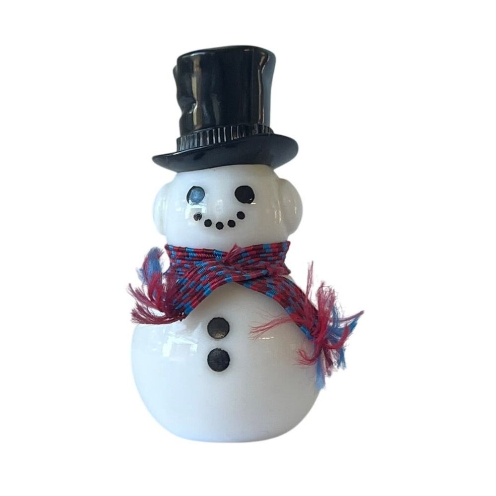 Vintage Avon Dapper Snowman Sweet Honesty Cologne Decanter Boxed